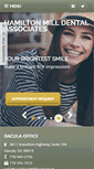 Mobile Screenshot of hamiltonmilldental.com